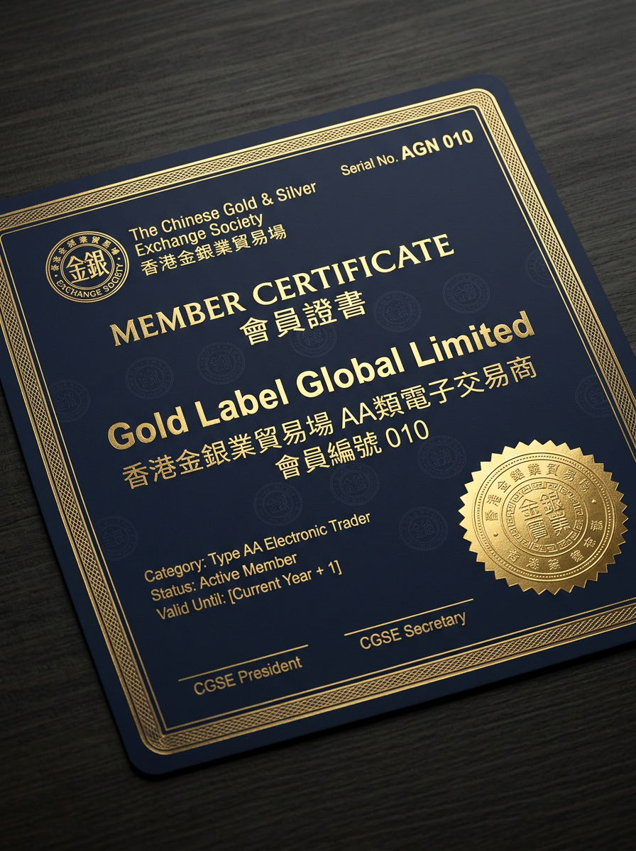 金銀業貿易場 AA 類牌照